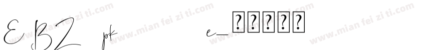 E BZ9 pk748114e字体转换